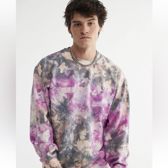 Urban Outfitters Sweatshirt Tie Dye Cosmo Crew Neck Large NWT Market - Picture 3 of 14